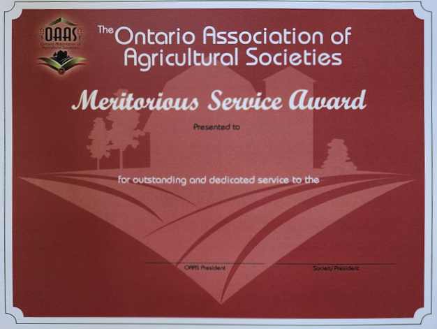 Meritorious Service Award